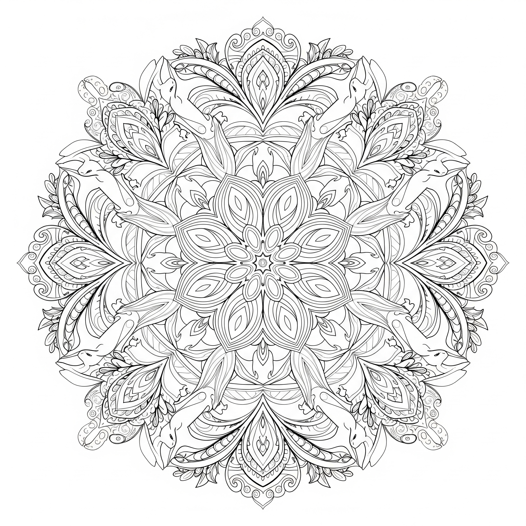 Mandala zen - Dessin 34