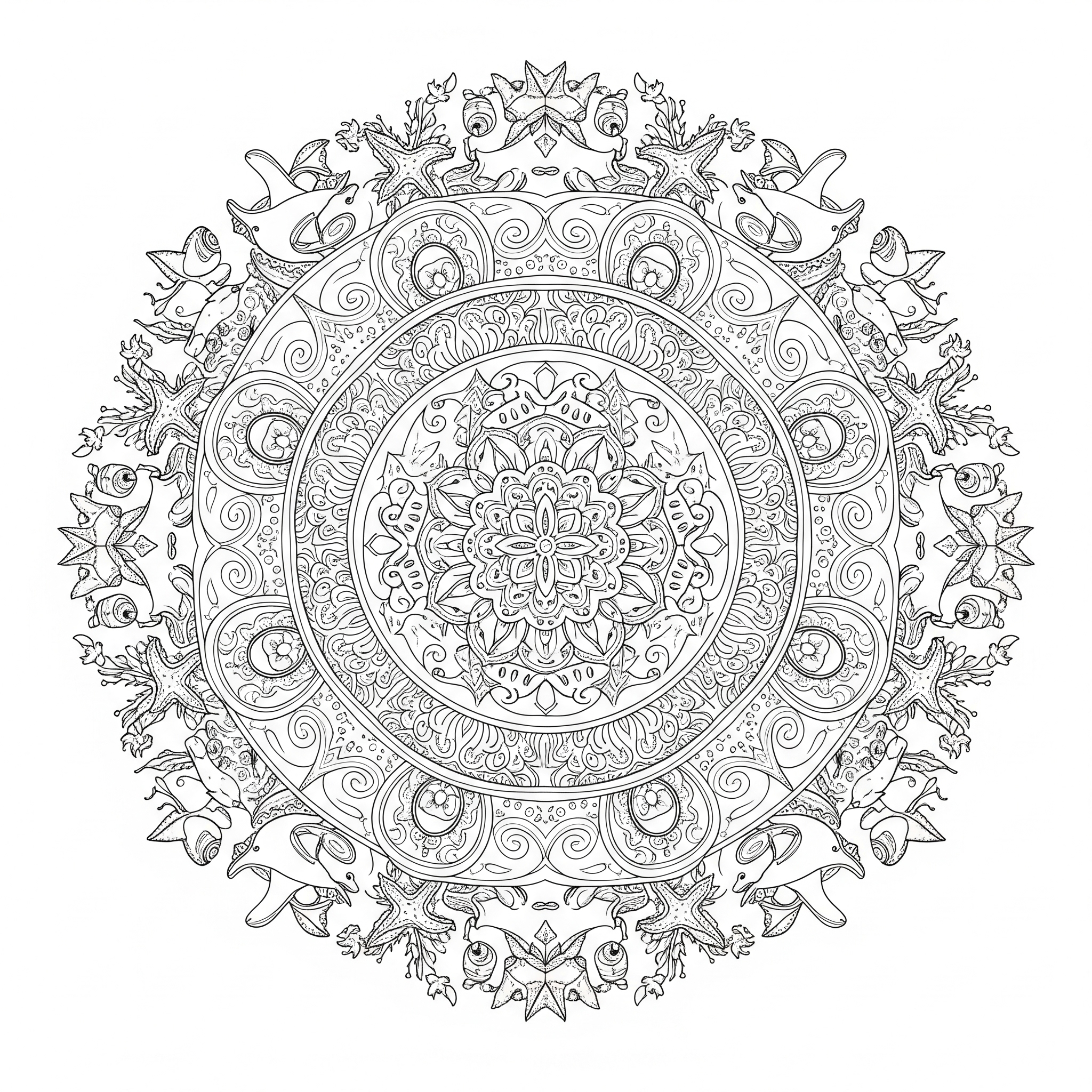 Mandala zen - Dessin 37