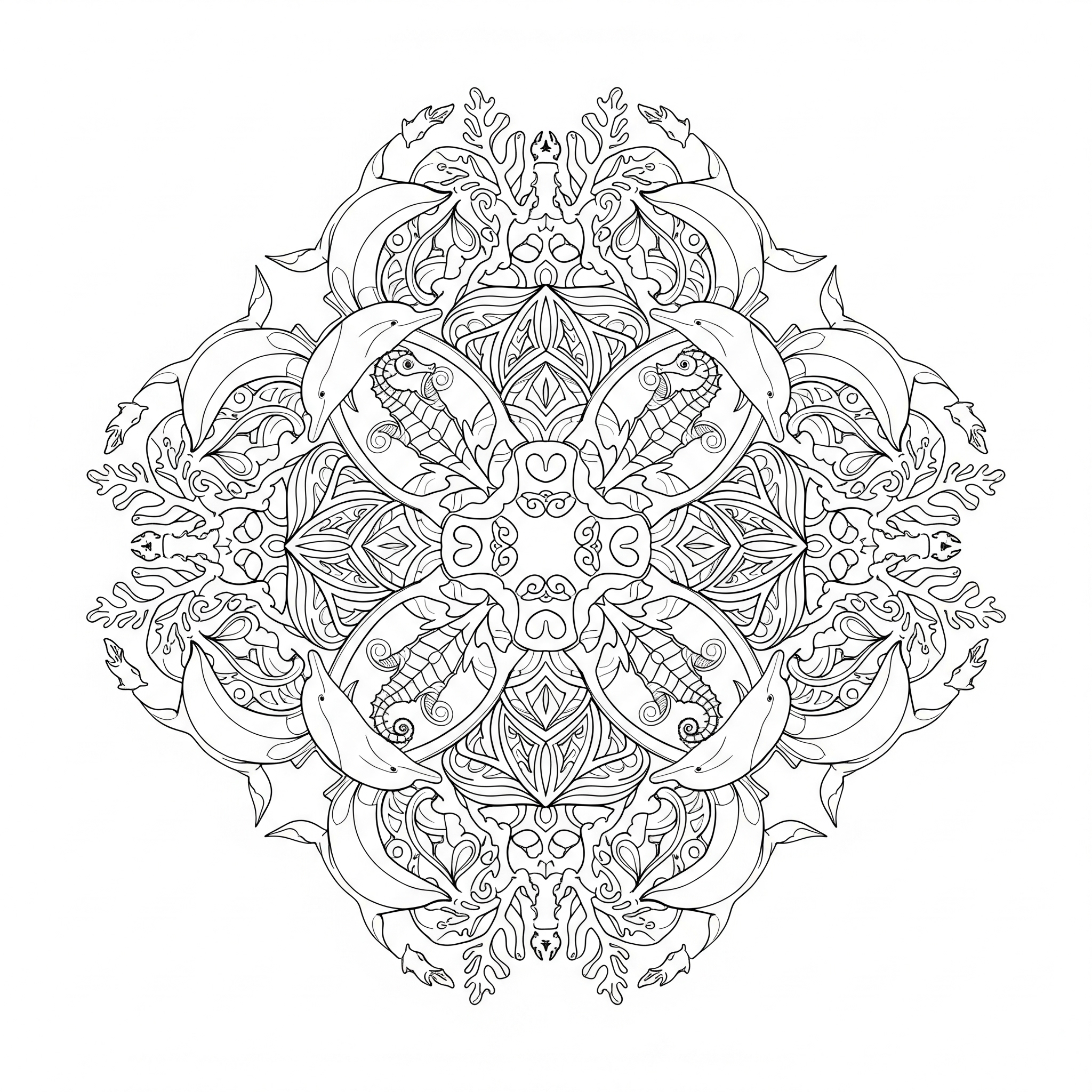 Mandala zen - Dessin 38