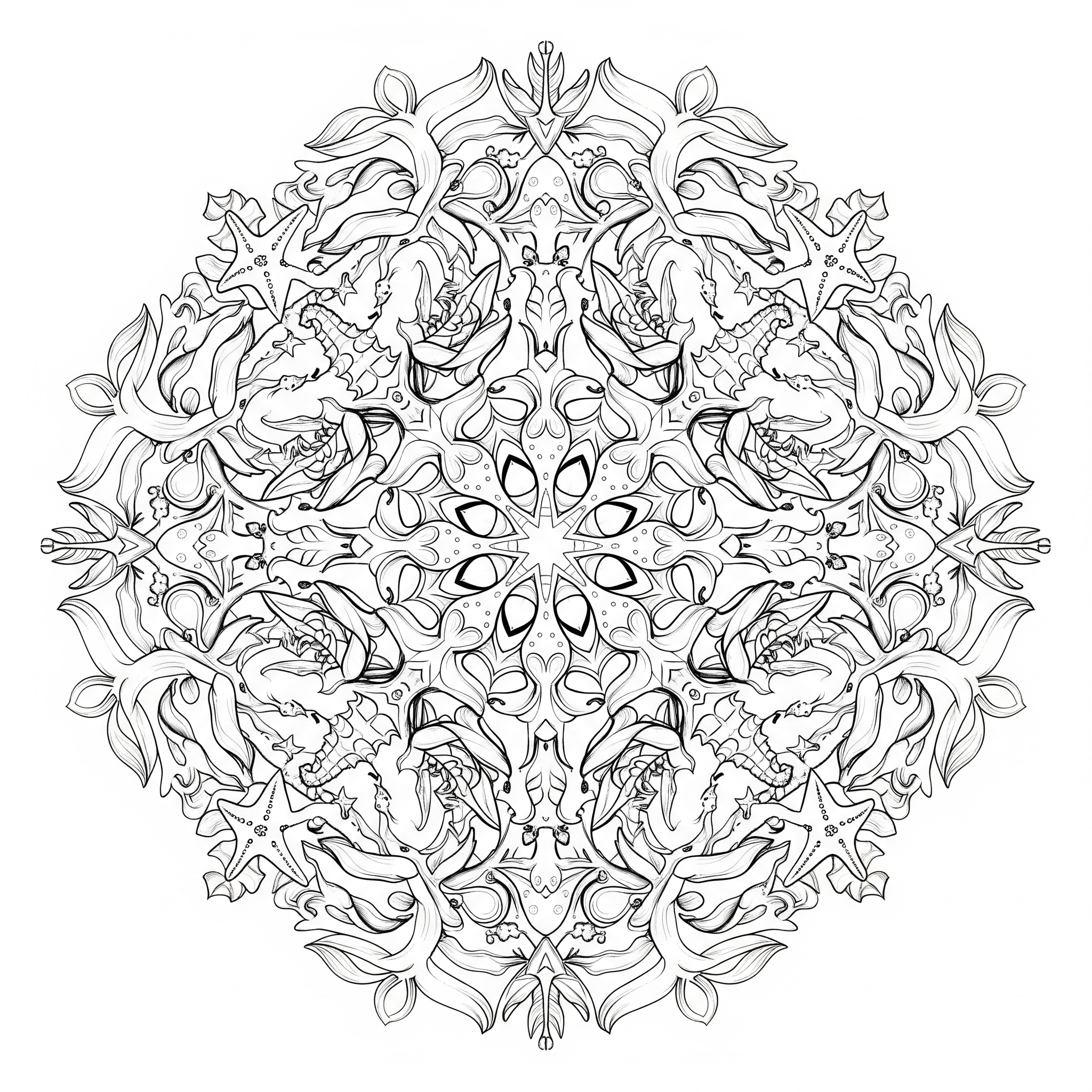 Mandala zen - Dessin 39