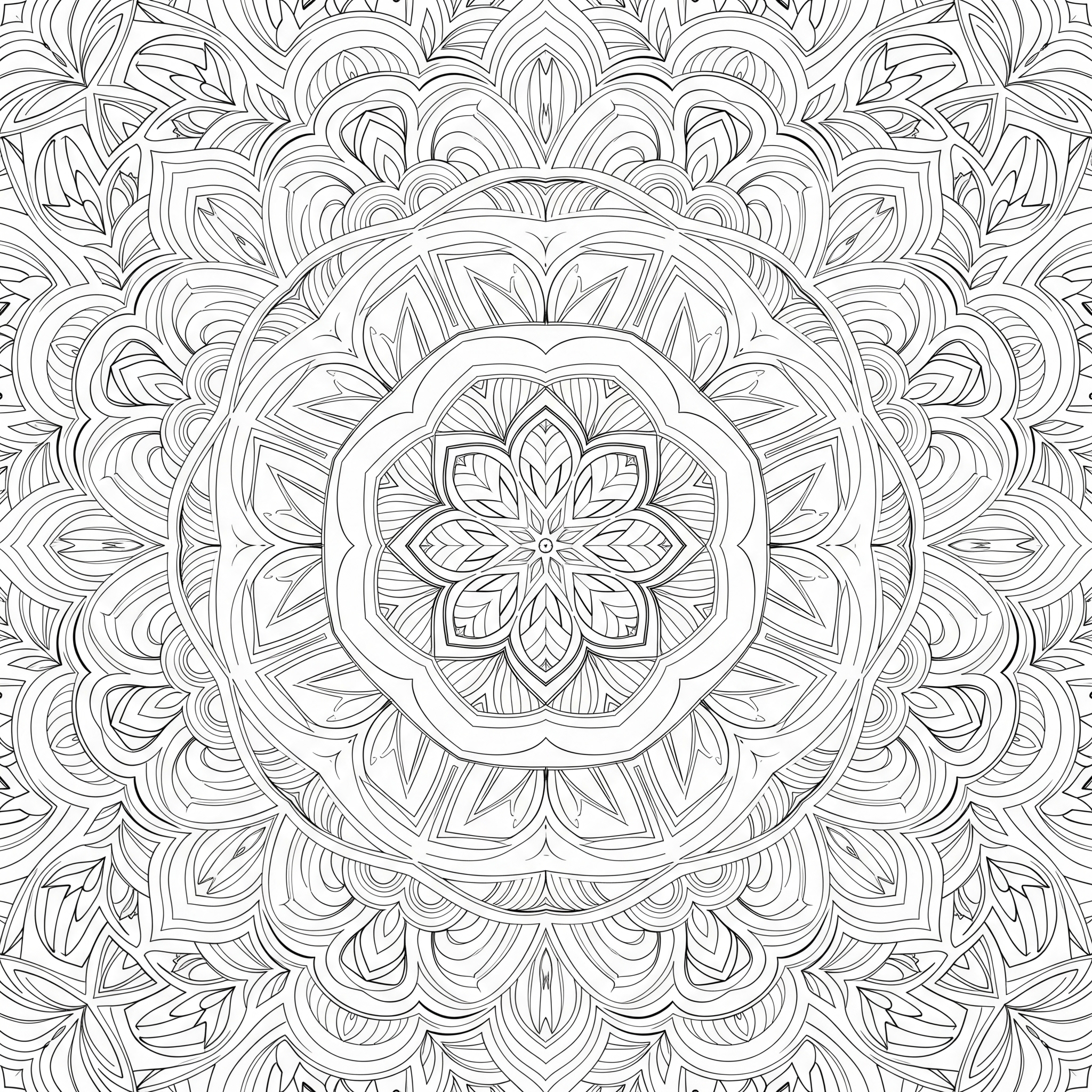 Mandala zen - Dessin 43