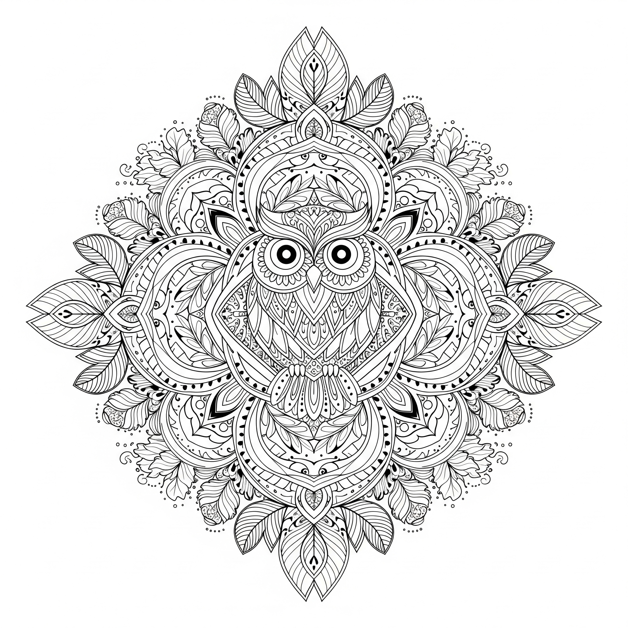 Mandala zen - Dessin 44