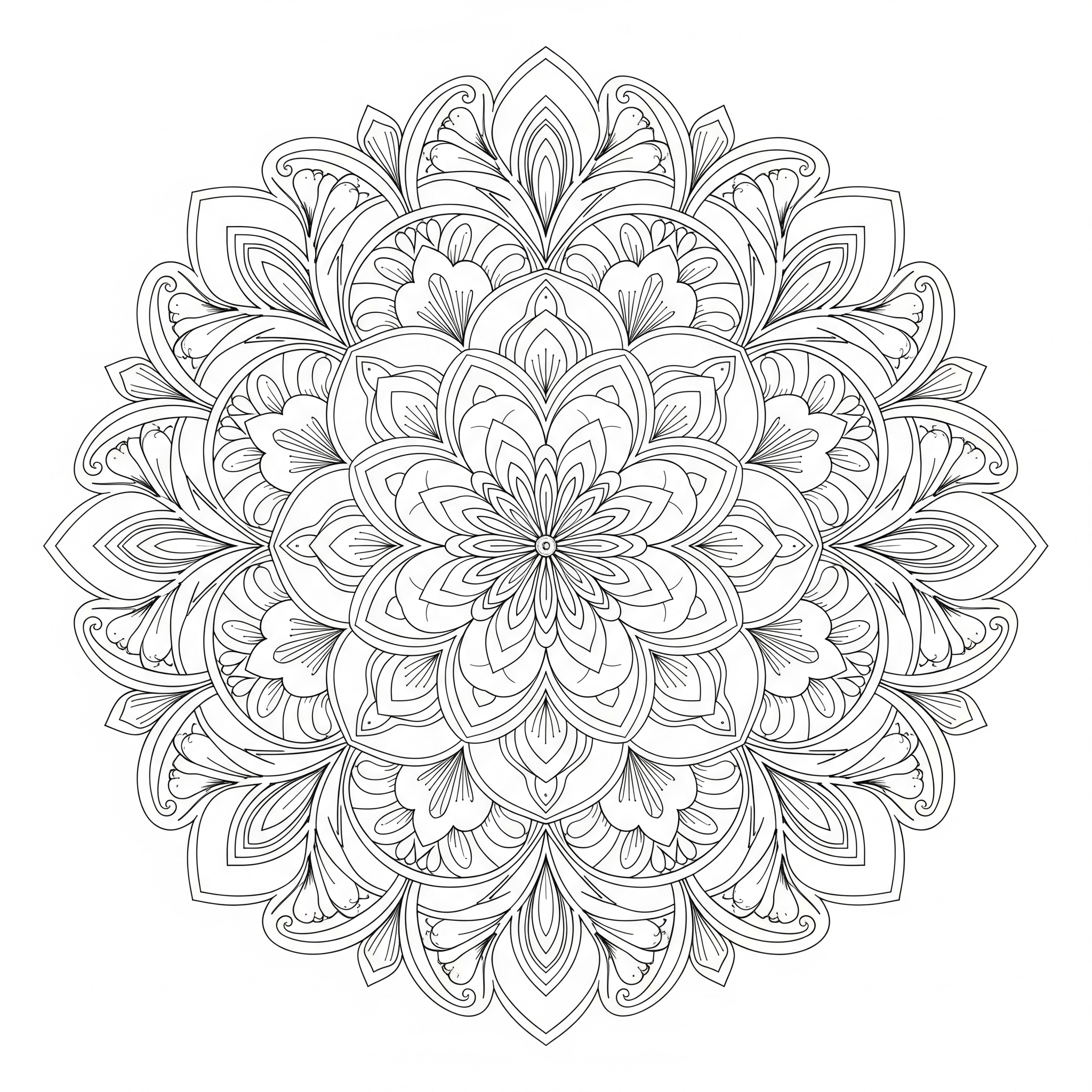 Mandala zen - Dessin 46