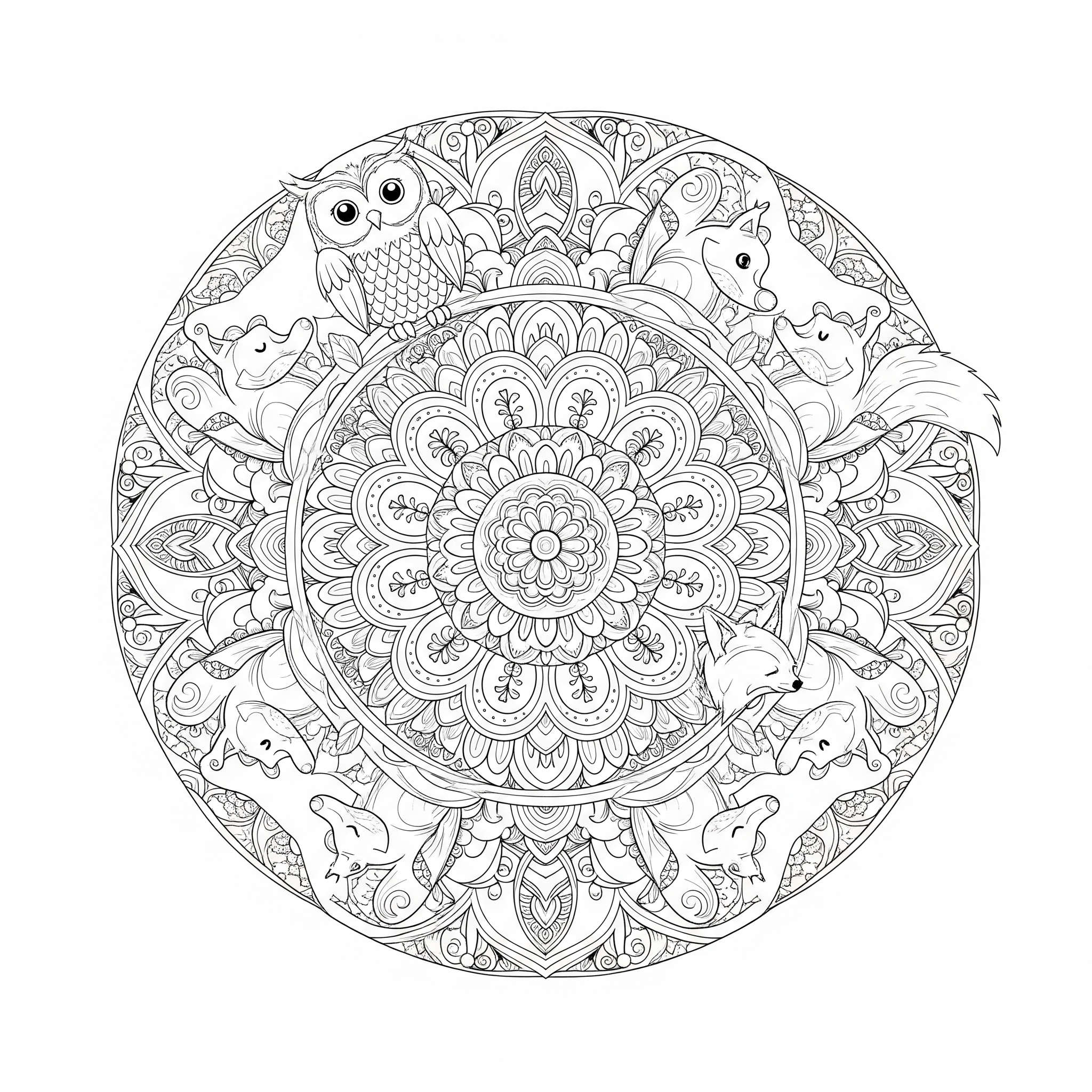 Mandala zen - Dessin 47