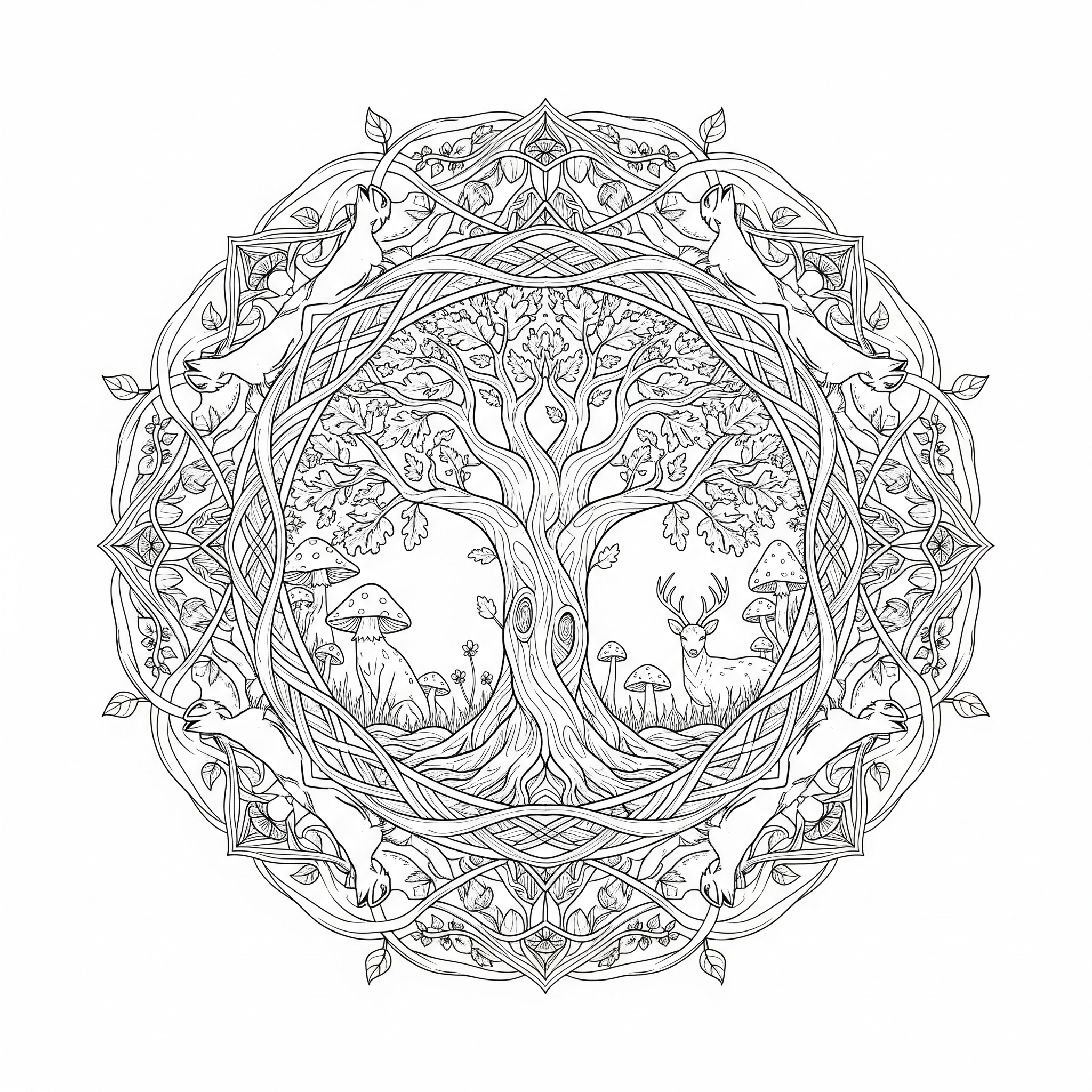 Mandala zen - Dessin 48