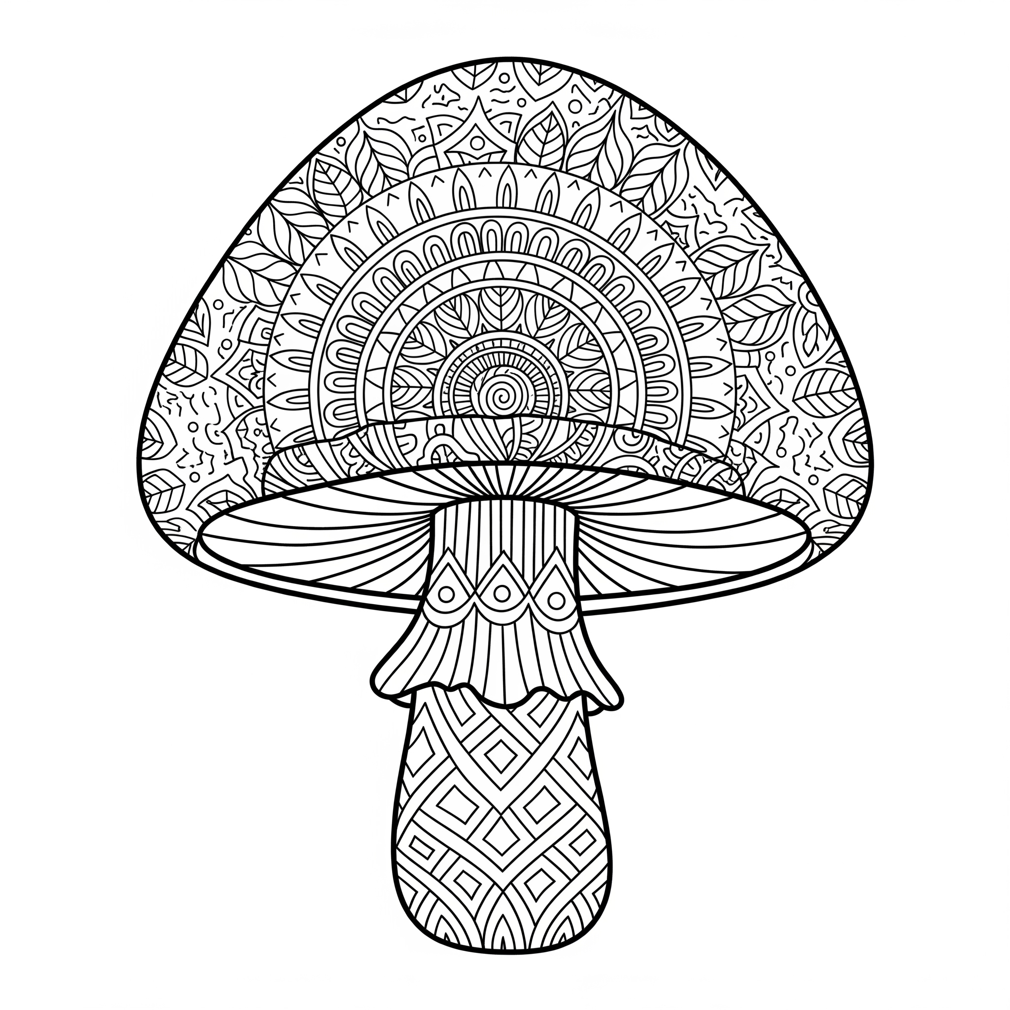 Mandala zen - Dessin 49