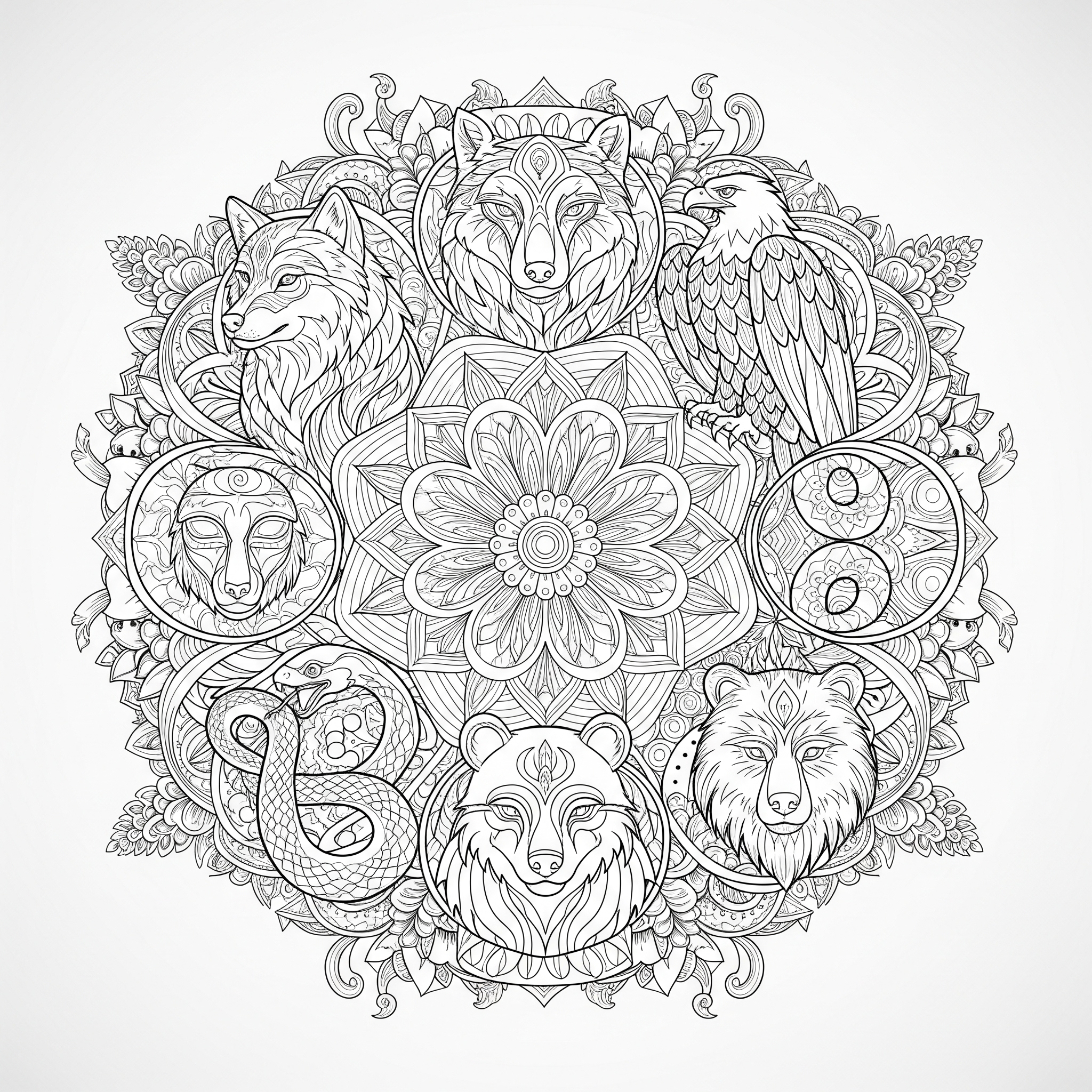 Mandala zen - Dessin 51