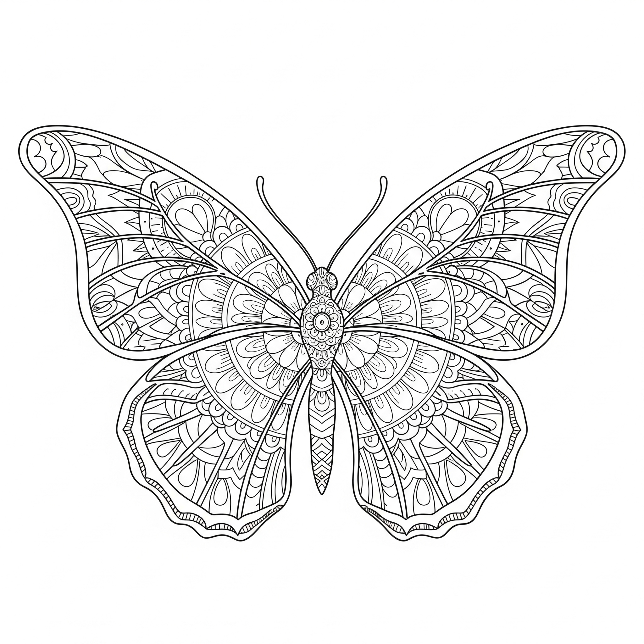 Mandala zen - Dessin 54